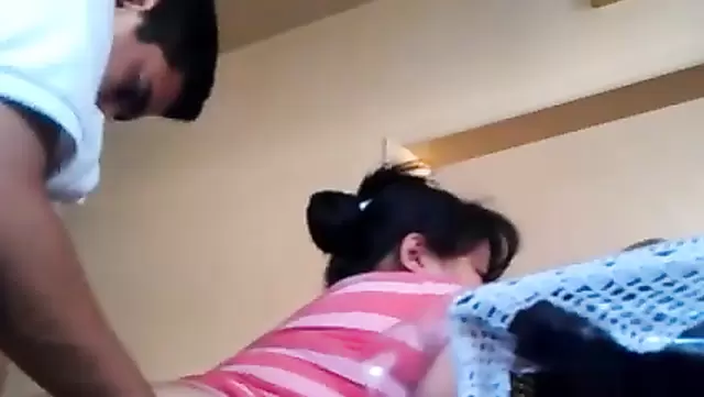 Uzbek man fucks his busty neighbor doggy style