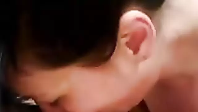 Mature granny gives a blowjob to an Uzbek stud